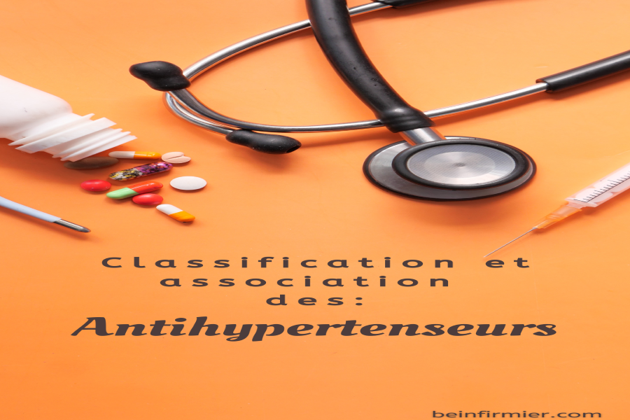 Classification et association des antihypertenseurs