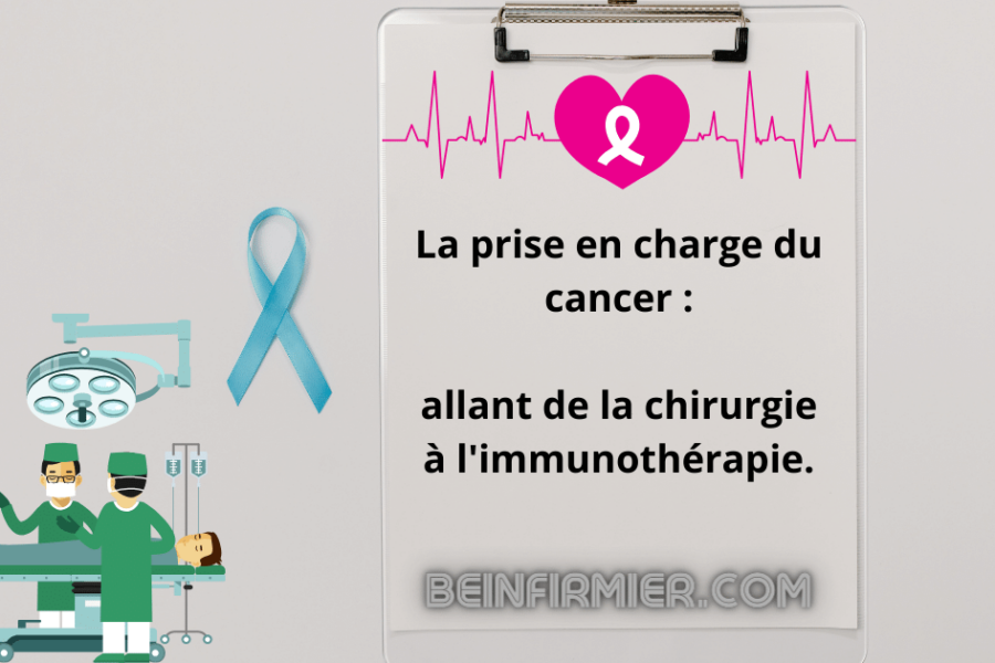 La prise en charge du cancer, allant de la chirurgie à l’immunothérapie