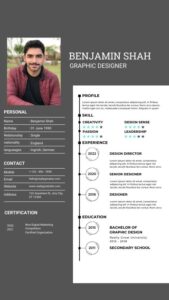 Curriculum vitae Résumé 4